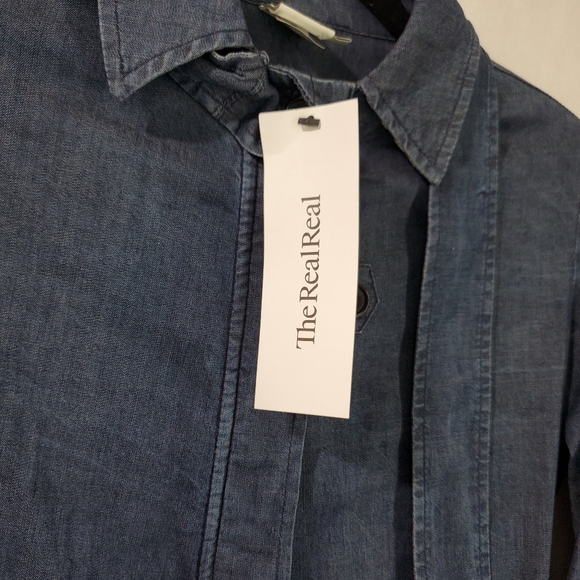 $595 Malia Mills Women's Blue Denim Jumpsuit Size 2 - Picture 10 of 14